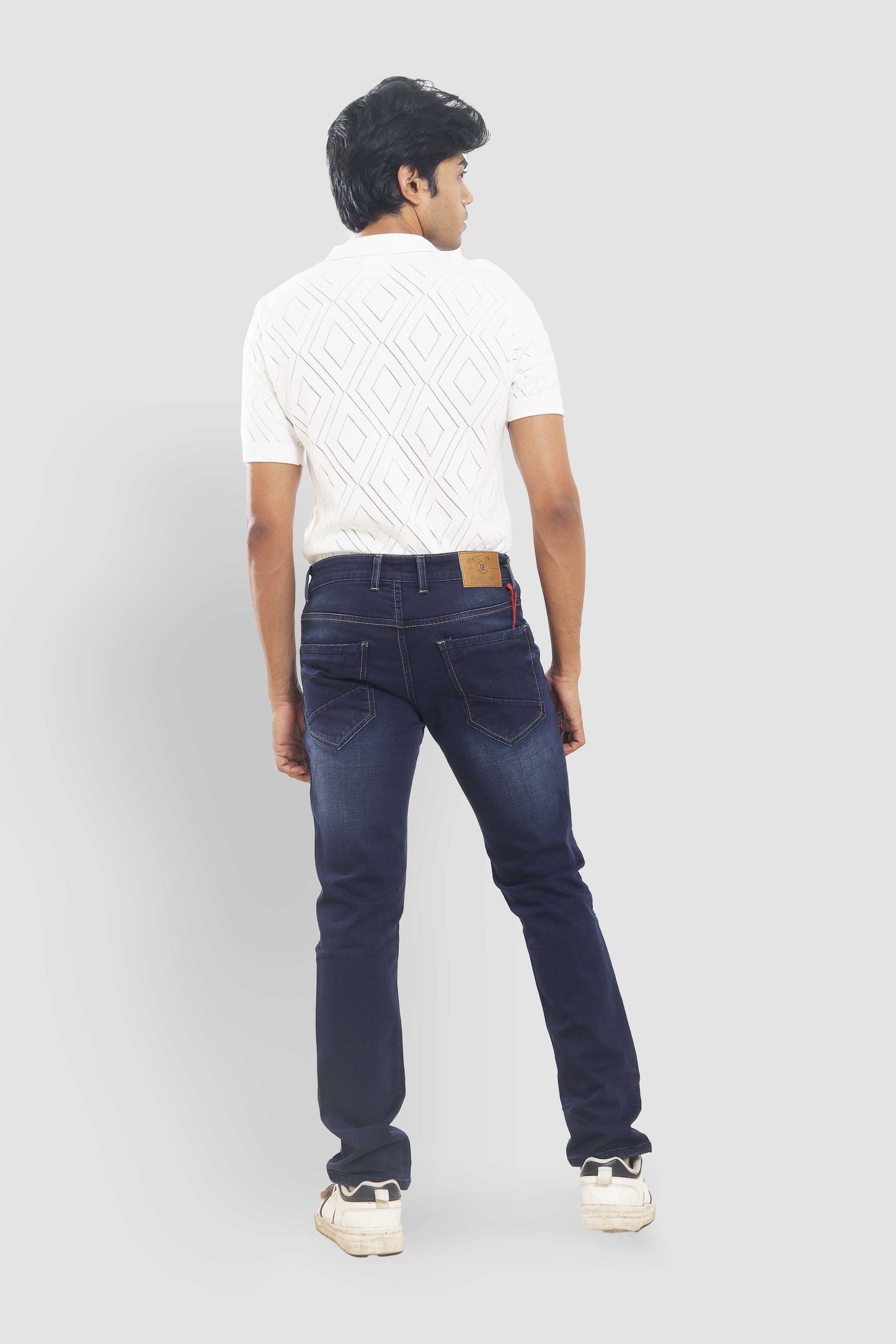 Men’s Classic Dark Wash Denim Jeans DX32D205 PJD-205 5506