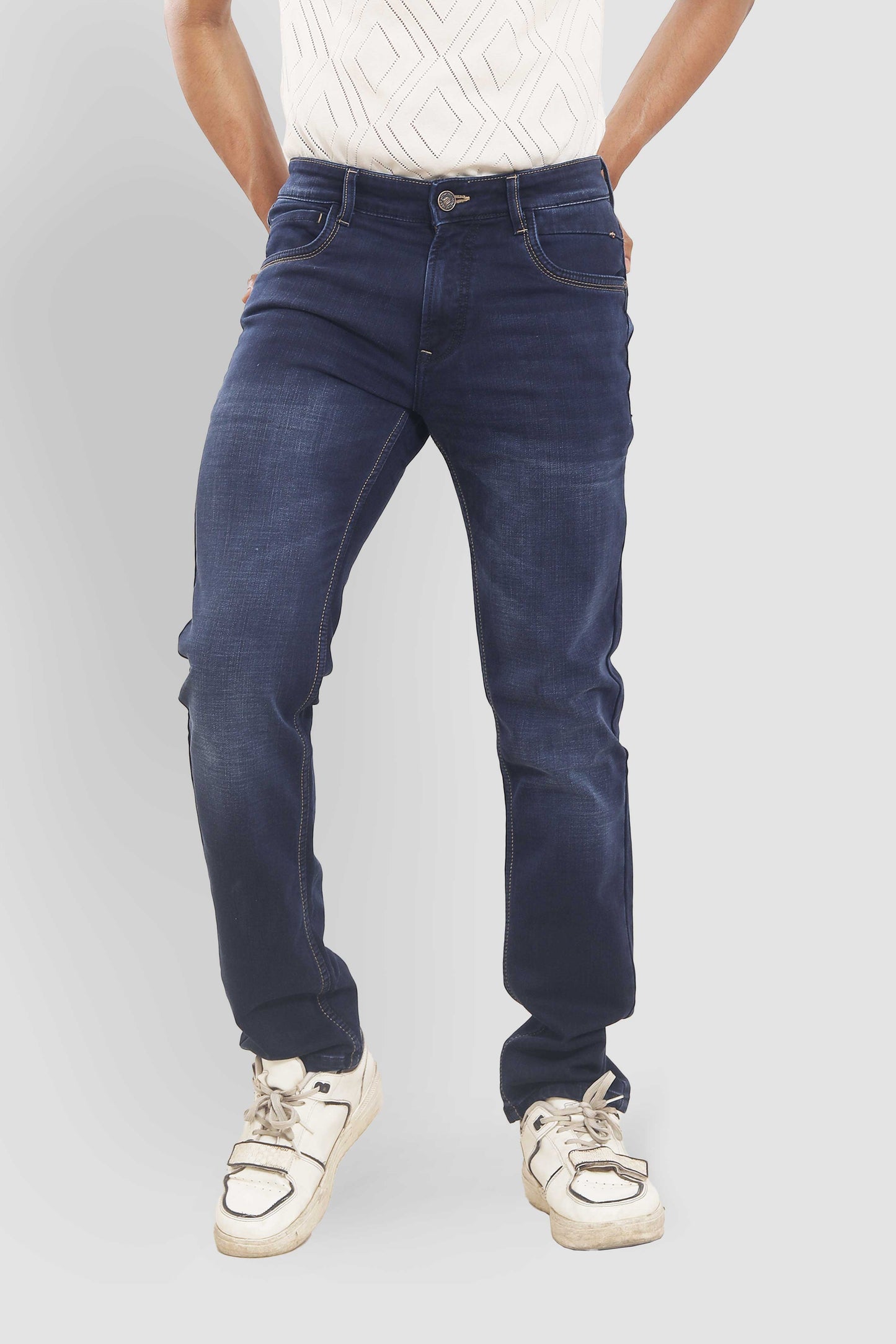 Men’s Classic Dark Wash Denim Jeans DX32D205 PJD-205 5506