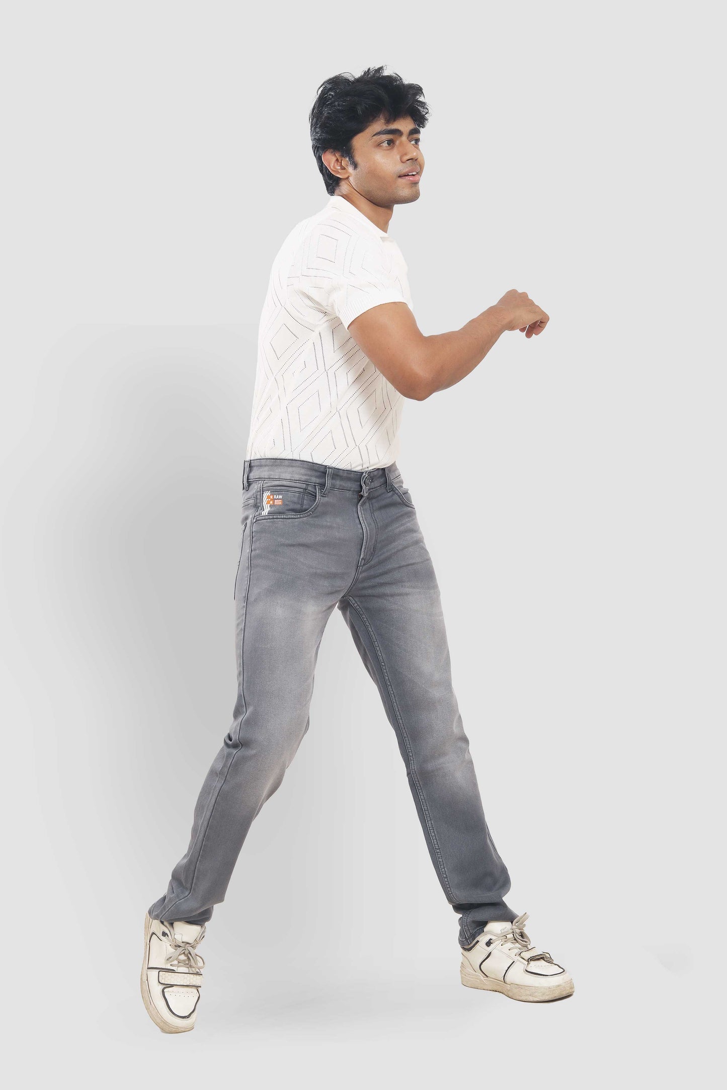 Light Grey Slim Fit Jeans 1632D199 PJD-199 5545