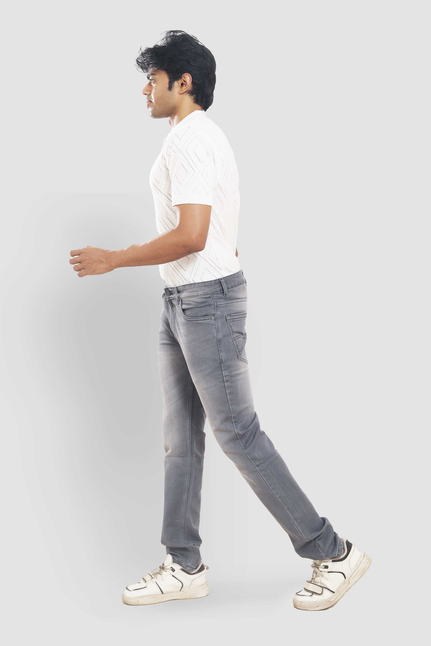 Light Grey Slim Fit Jeans 1632D199 PJD-199 5545