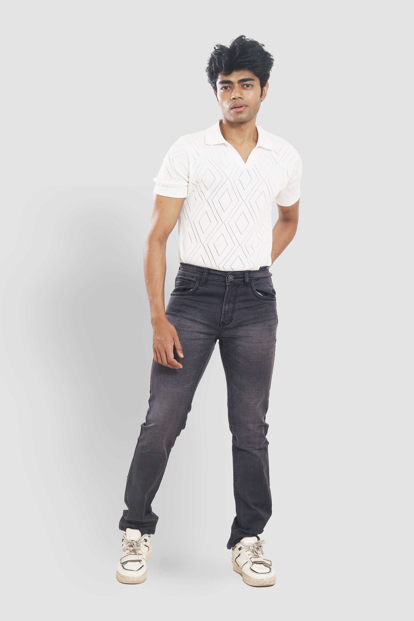 Light Grey Slim Fit Jeans DX32D200 PJD-200 5558