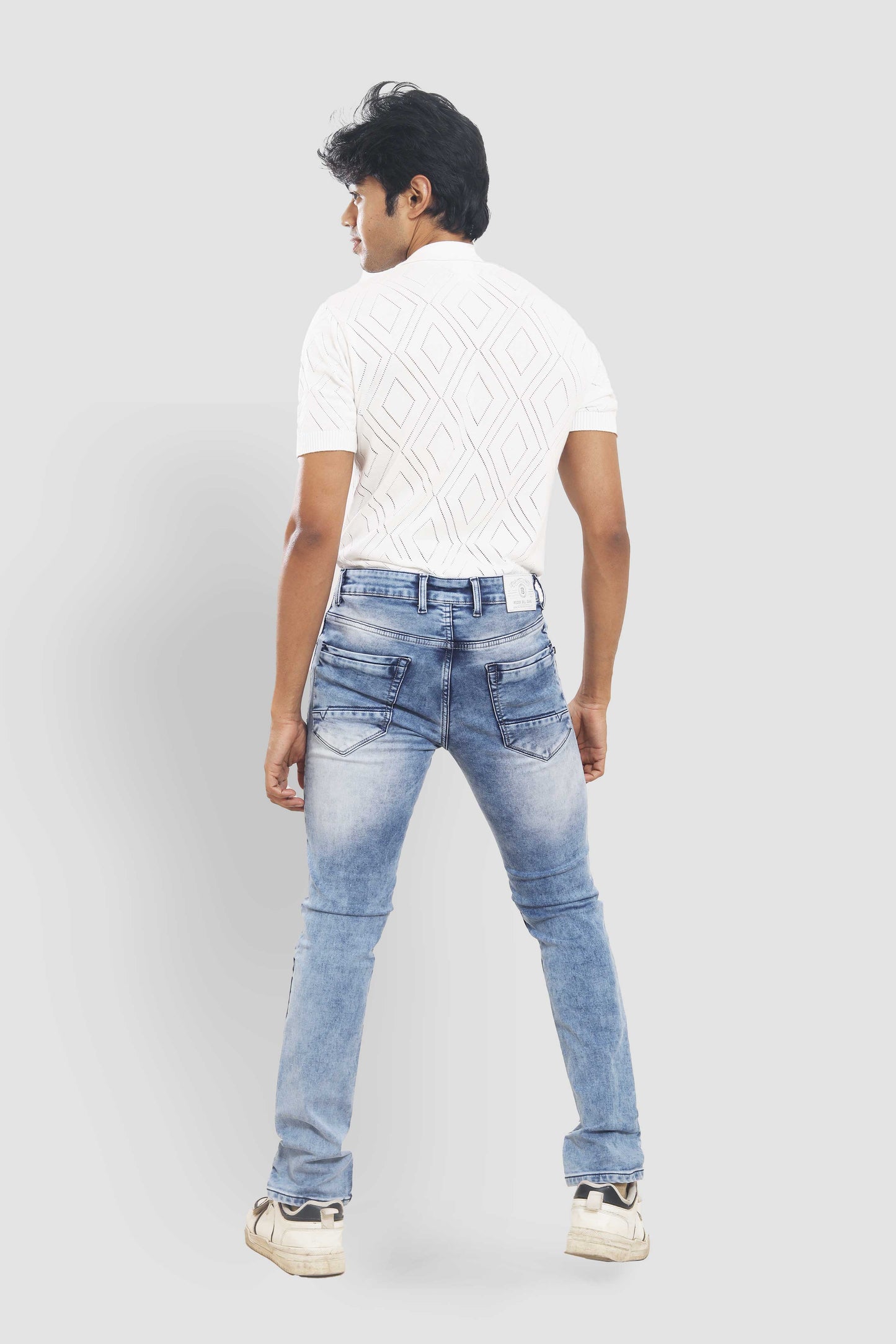 Light Blue Washed Slim Fit Jeans 2630D196 PJD-196 5566
