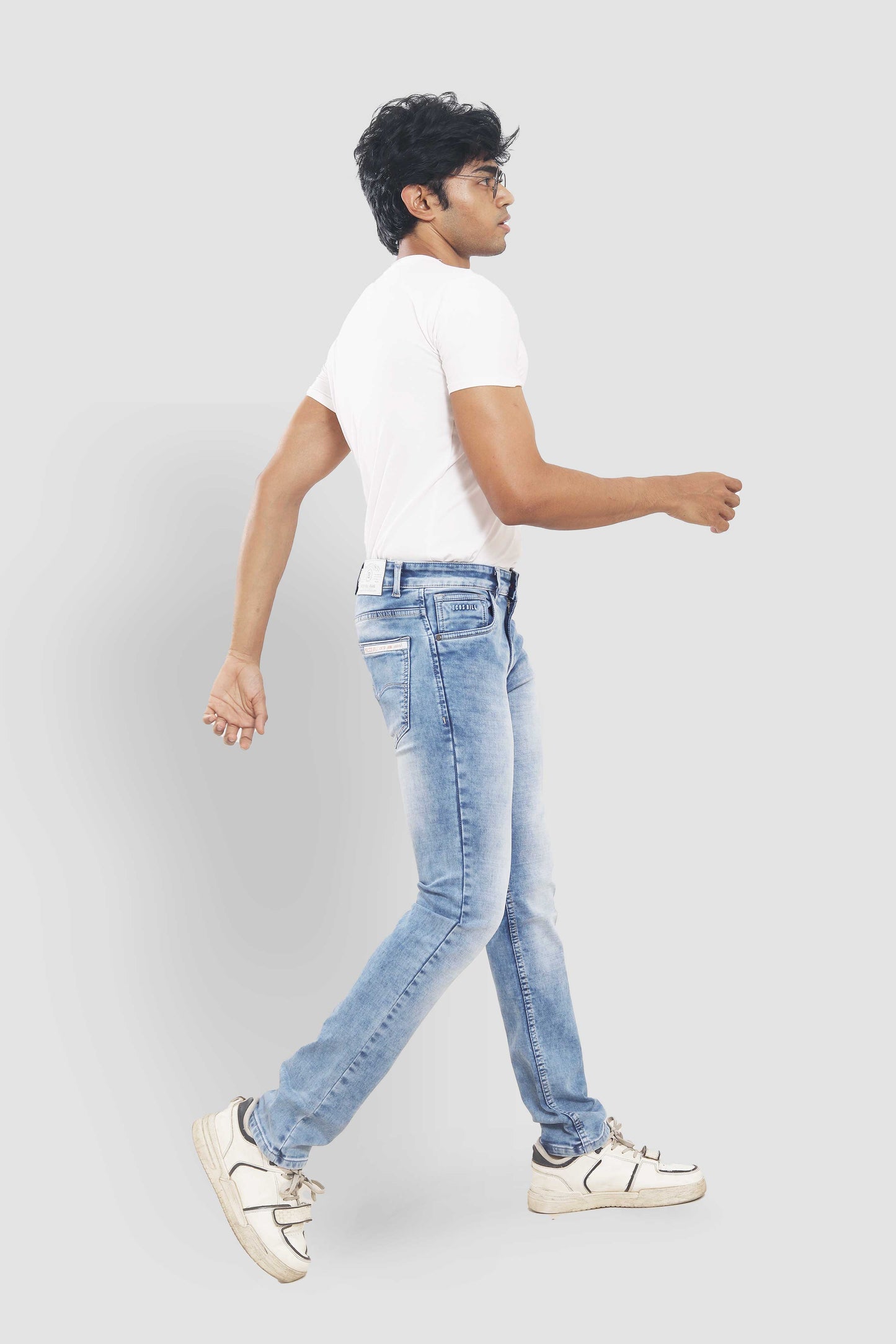 Light Blue Faded Slim Fit Jeans 2532D198 PJD-198 5574