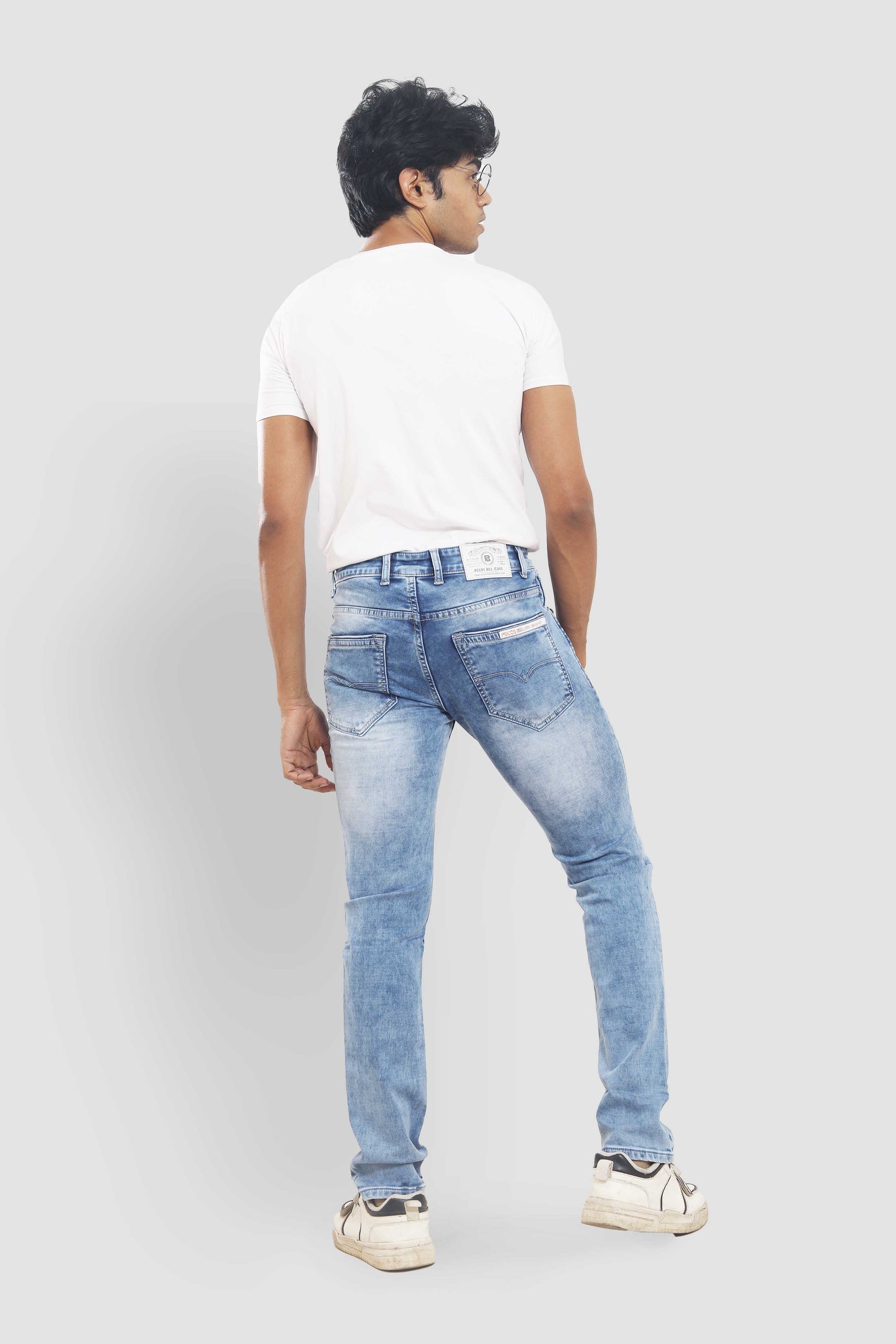 Light Blue Faded Slim Fit Jeans 2532D198 PJD-198 5574