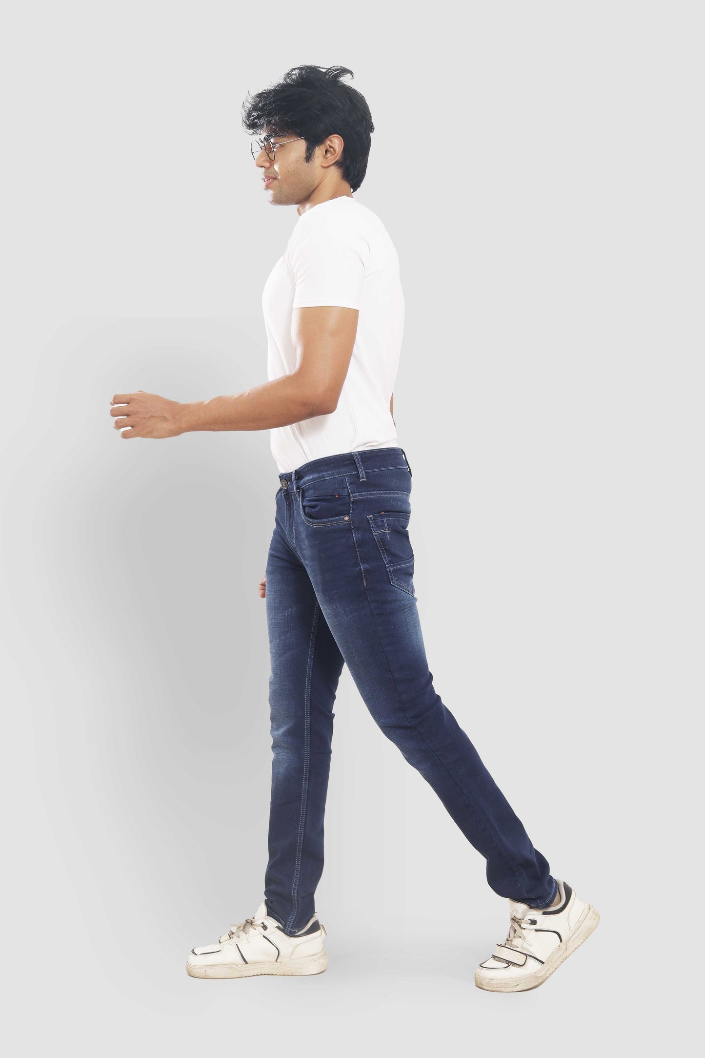 Dark Blue Washed Slim Fit Jeans 2532D206 PJD-206 5595