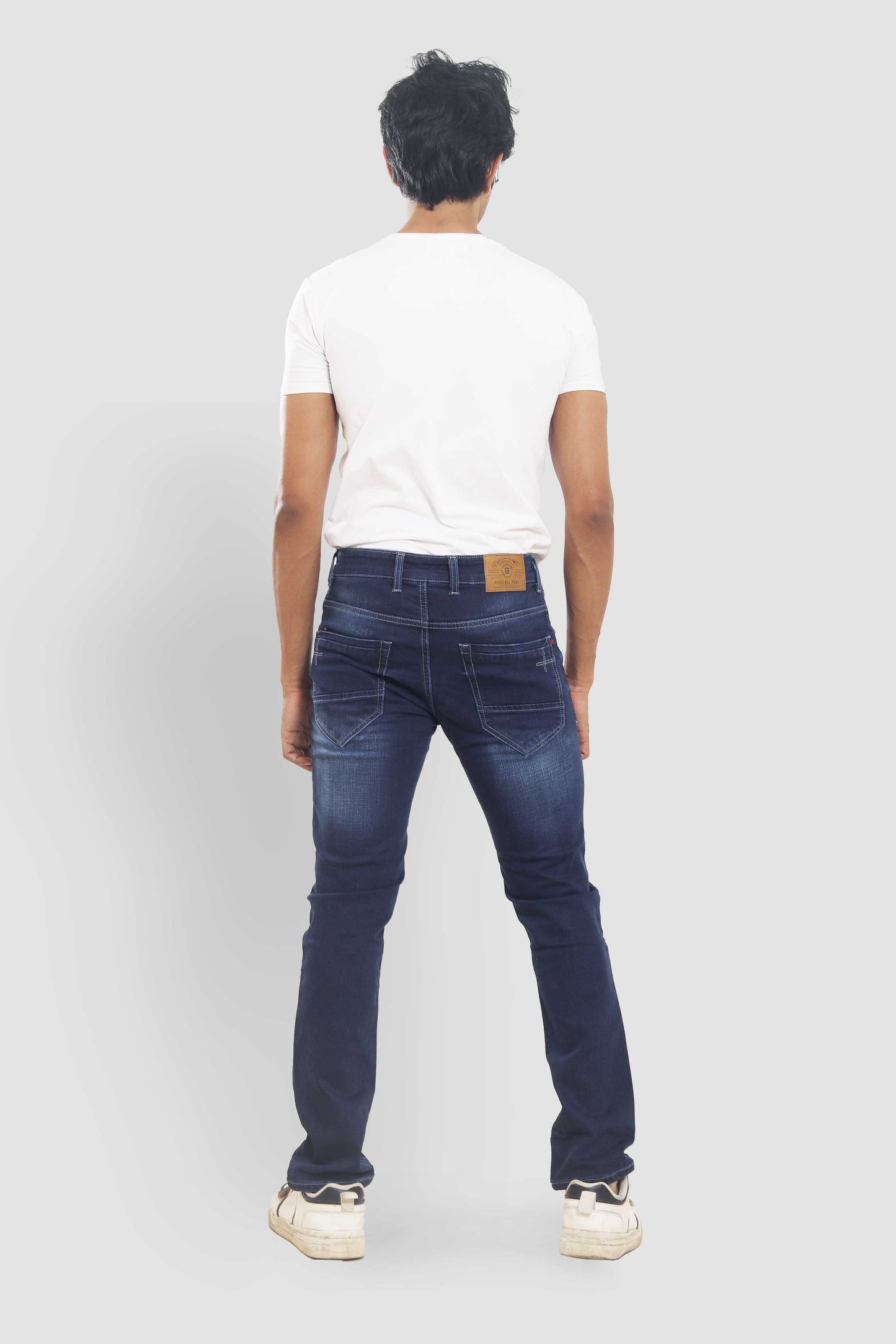 Dark Blue Washed Slim Fit Jeans 2532D206 PJD-206 5595