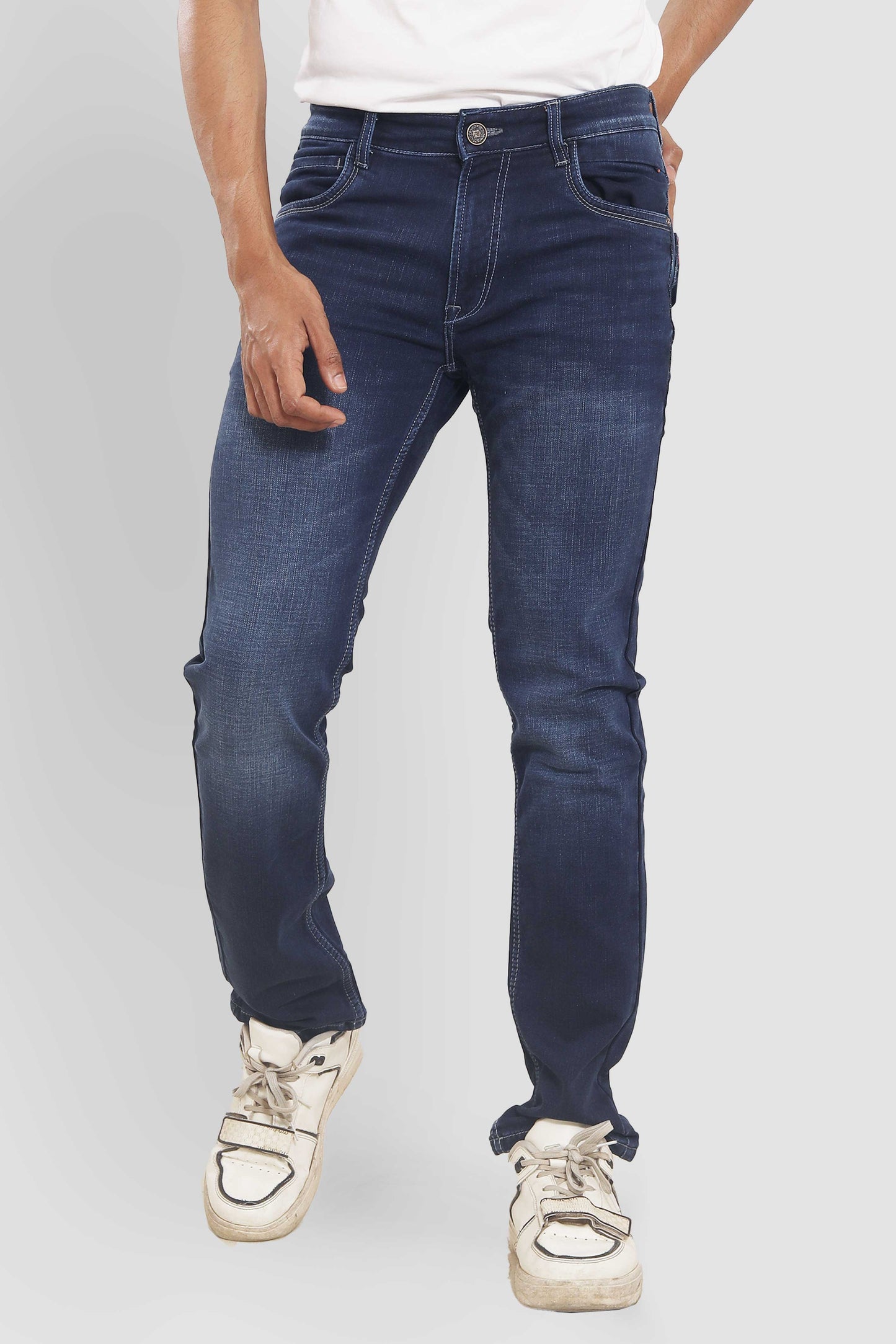 Dark Blue Washed Slim Fit Jeans 2532D206 PJD-206 5595
