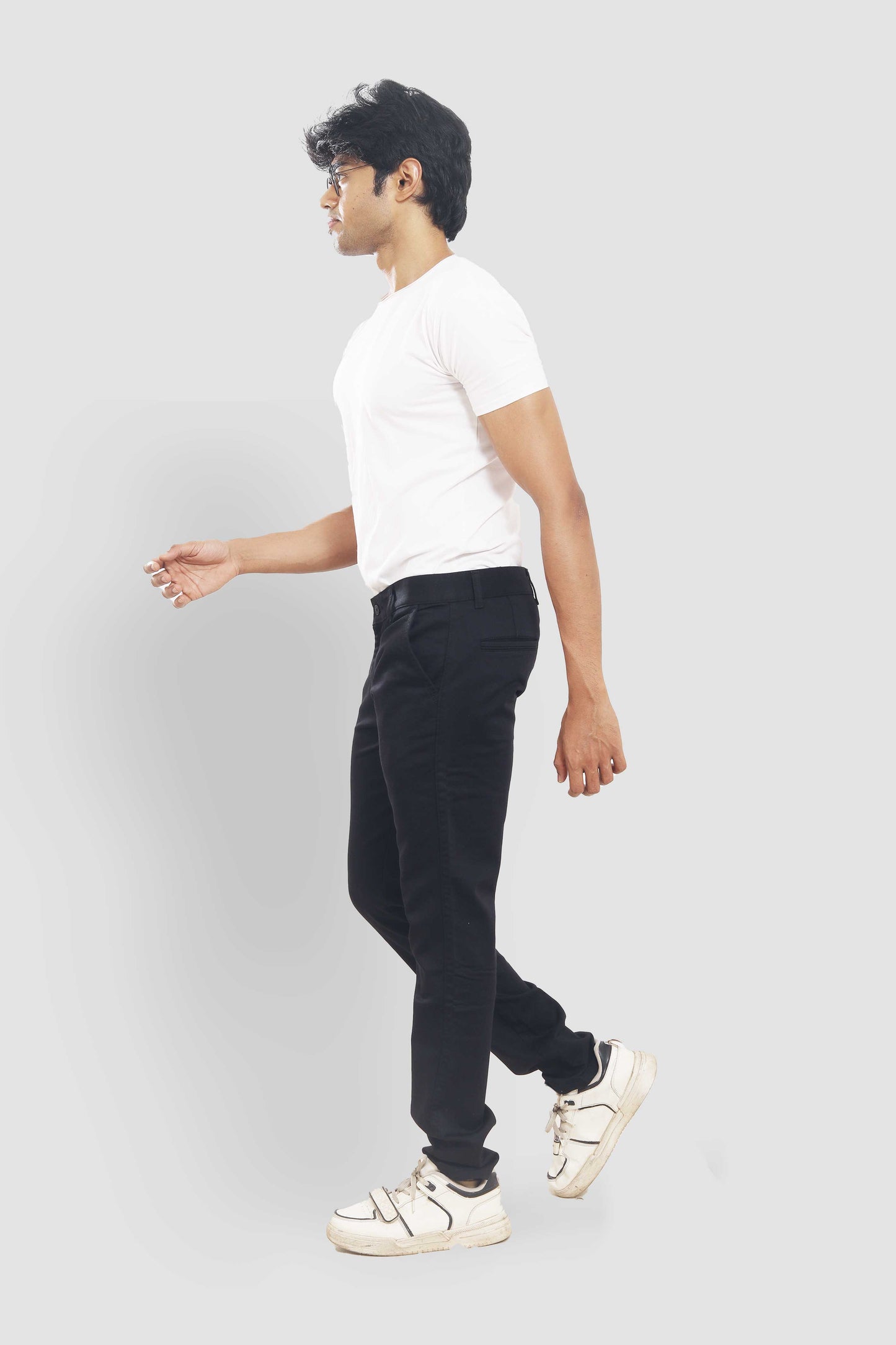 Black Slim Fit Trousers 0132B503 PB-503 5645