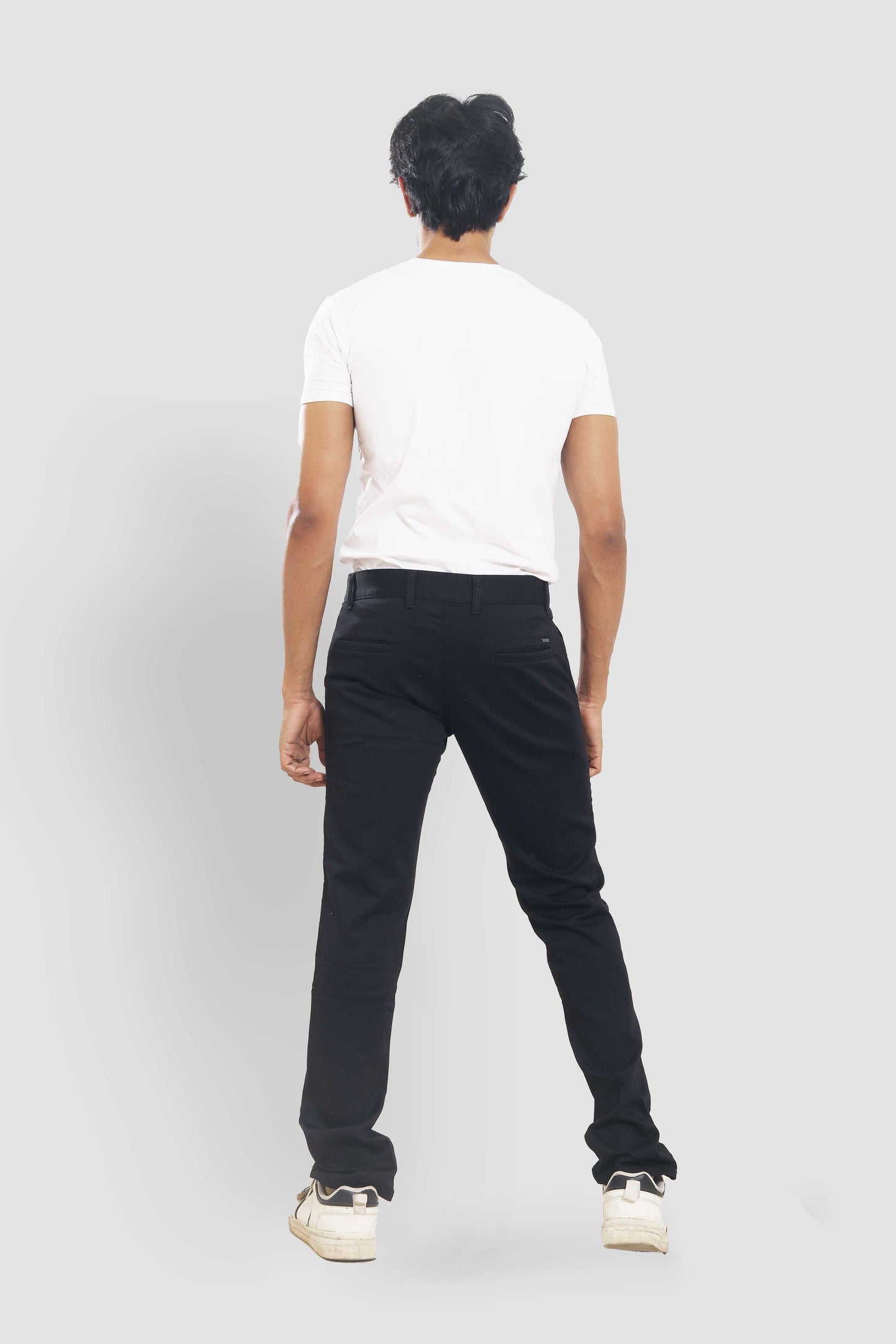 Black Slim Fit Trousers 0132B503 PB-503 5645