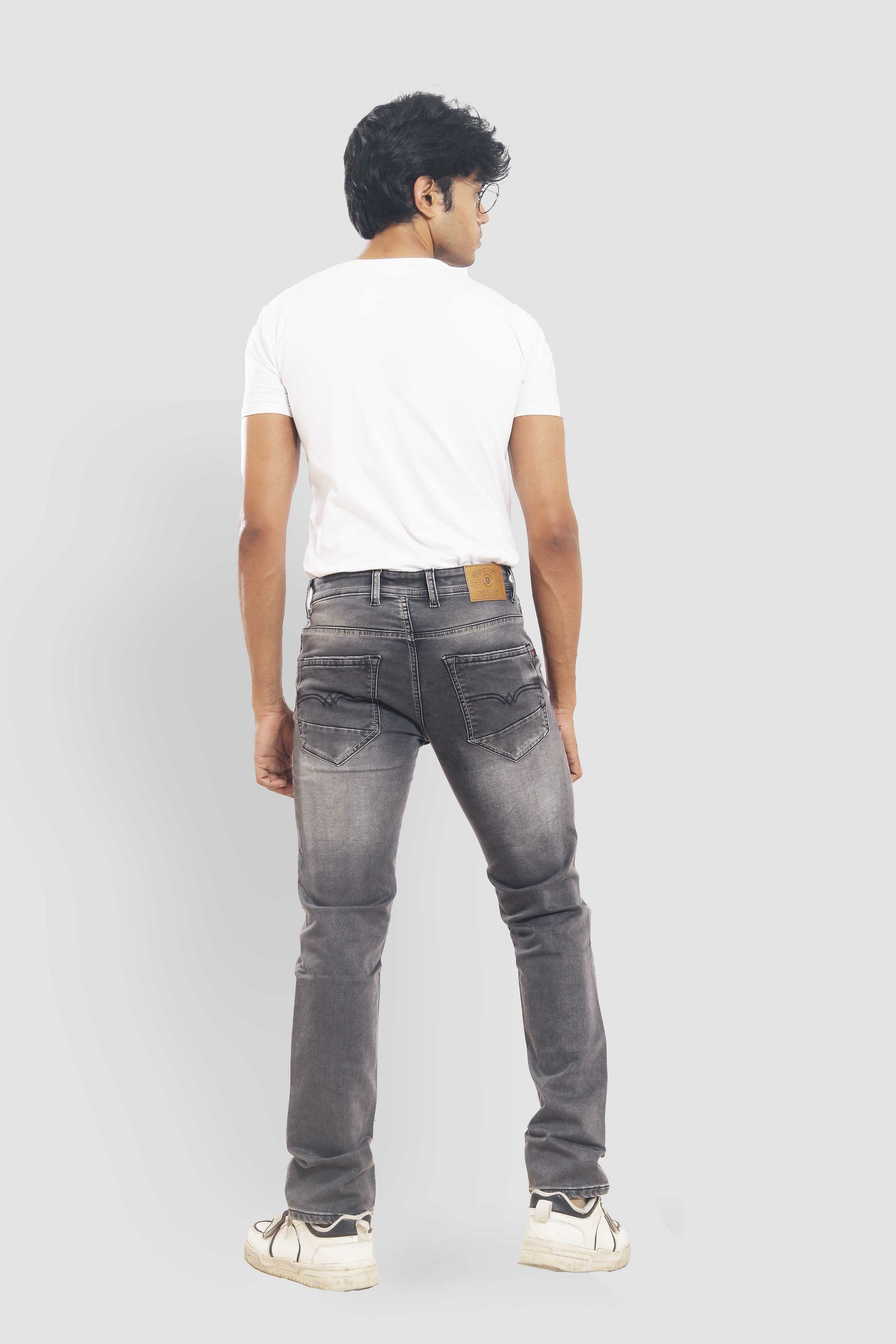 Grey Washed Slim Fit Jeans DX32D193 PJD-193 5681