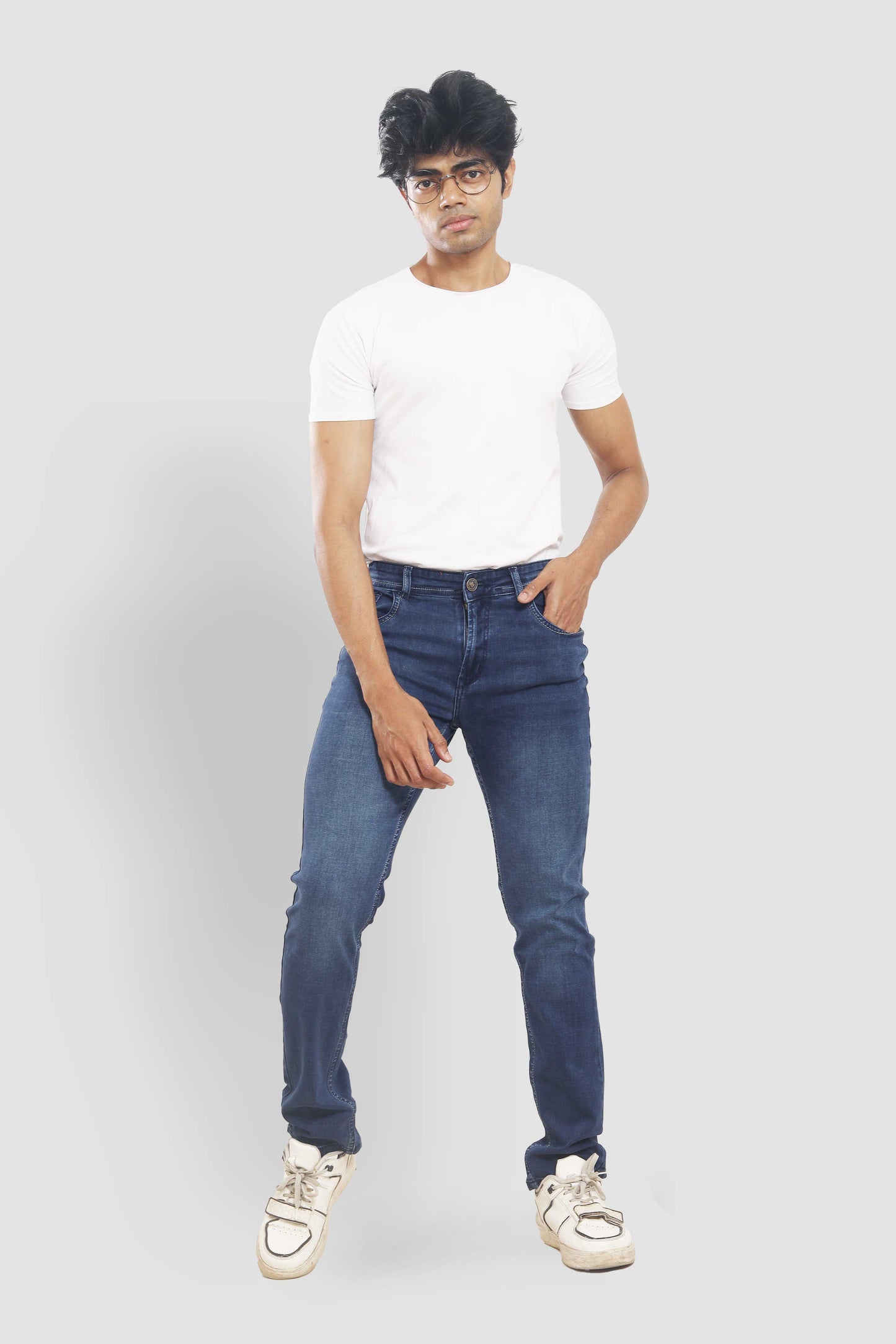 Dark Blue Slim Fit Jeans DX32D195 PJD-195 5690