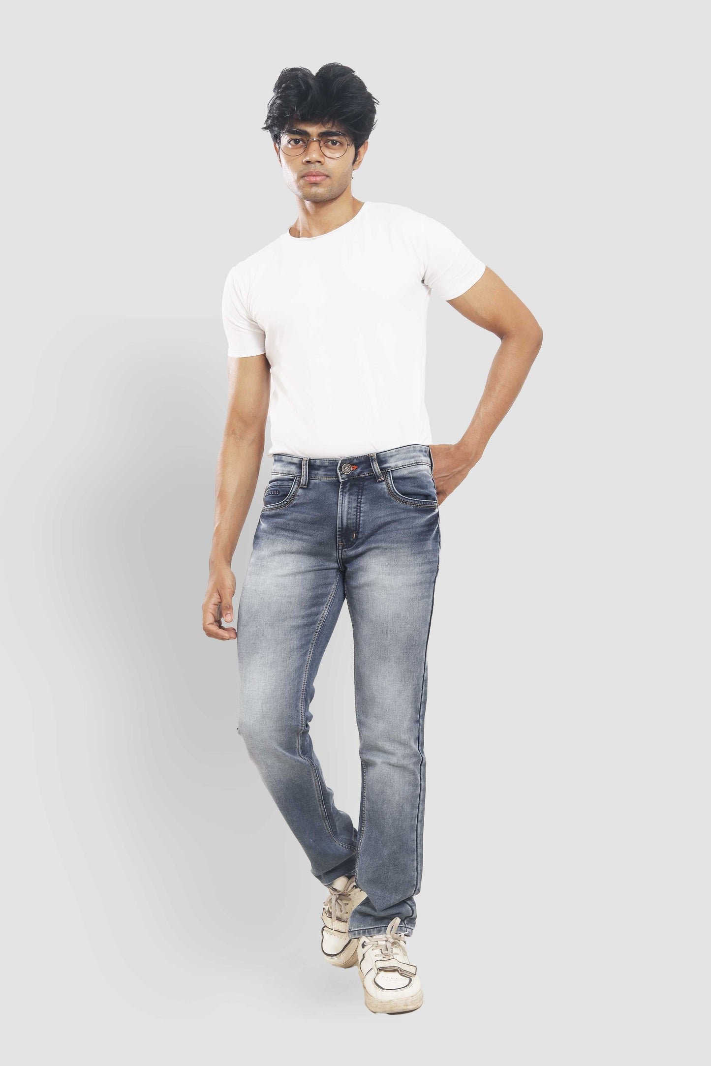 Light Wash Slim Fit Jeans 0131D197 PJD-197 5700