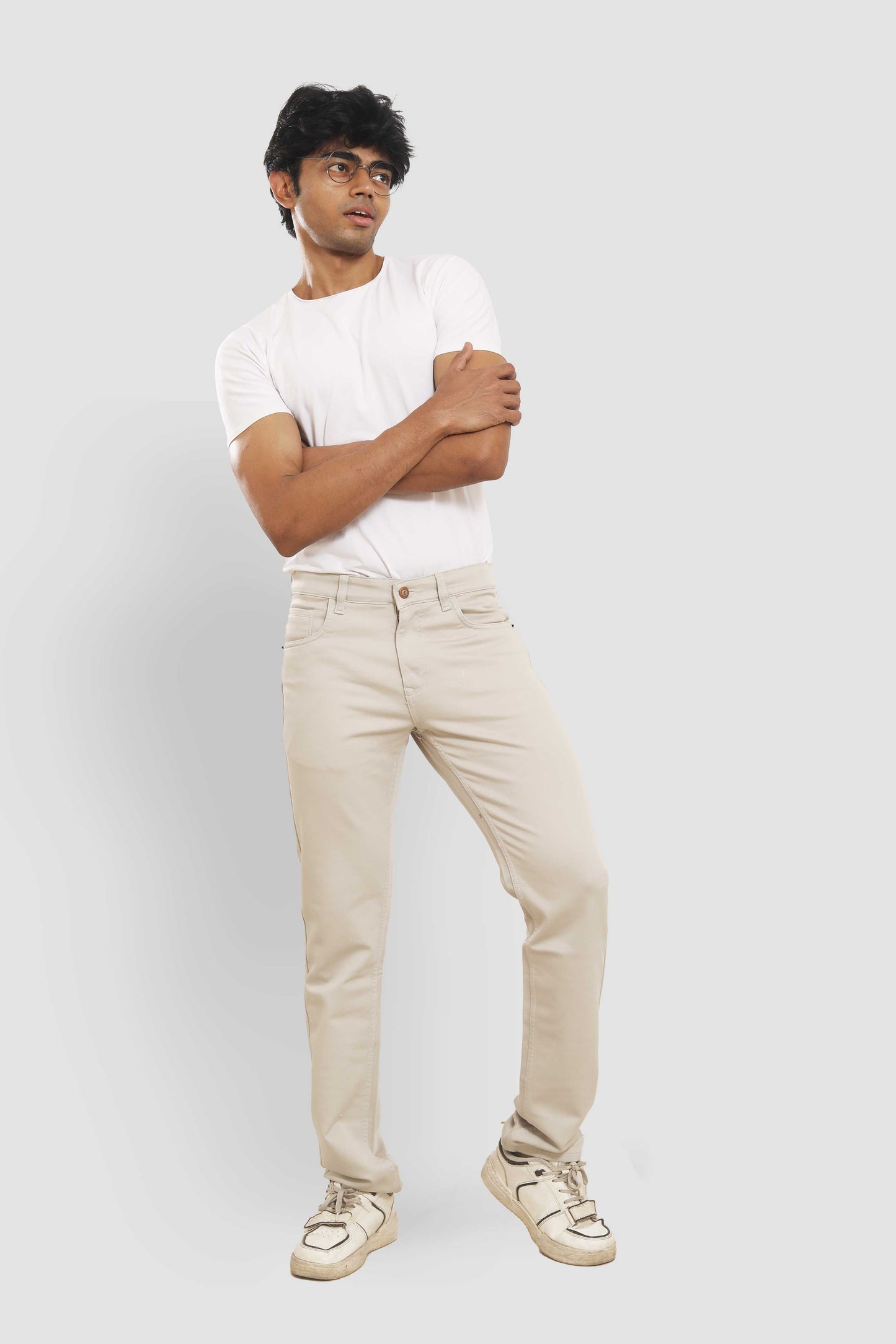 Beige Slim Fit Denims 1032C101 PJC-101 5718