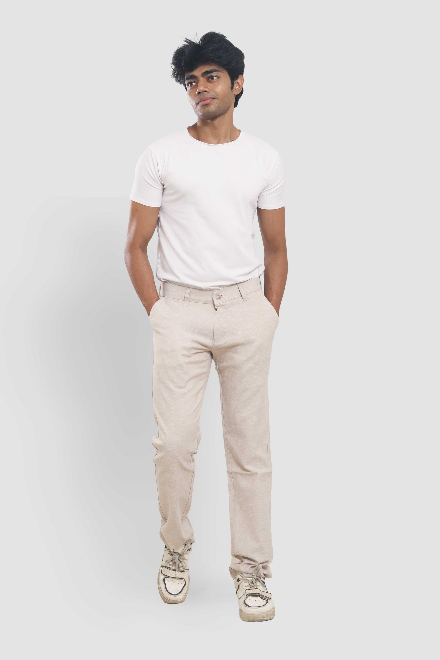 Beige Casual Pants 50832012 PB-508 5786