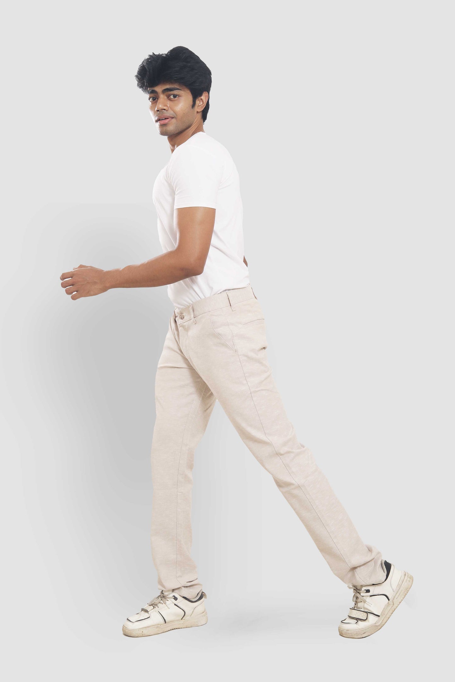 Beige Casual Pants 50832012 PB-508 5786