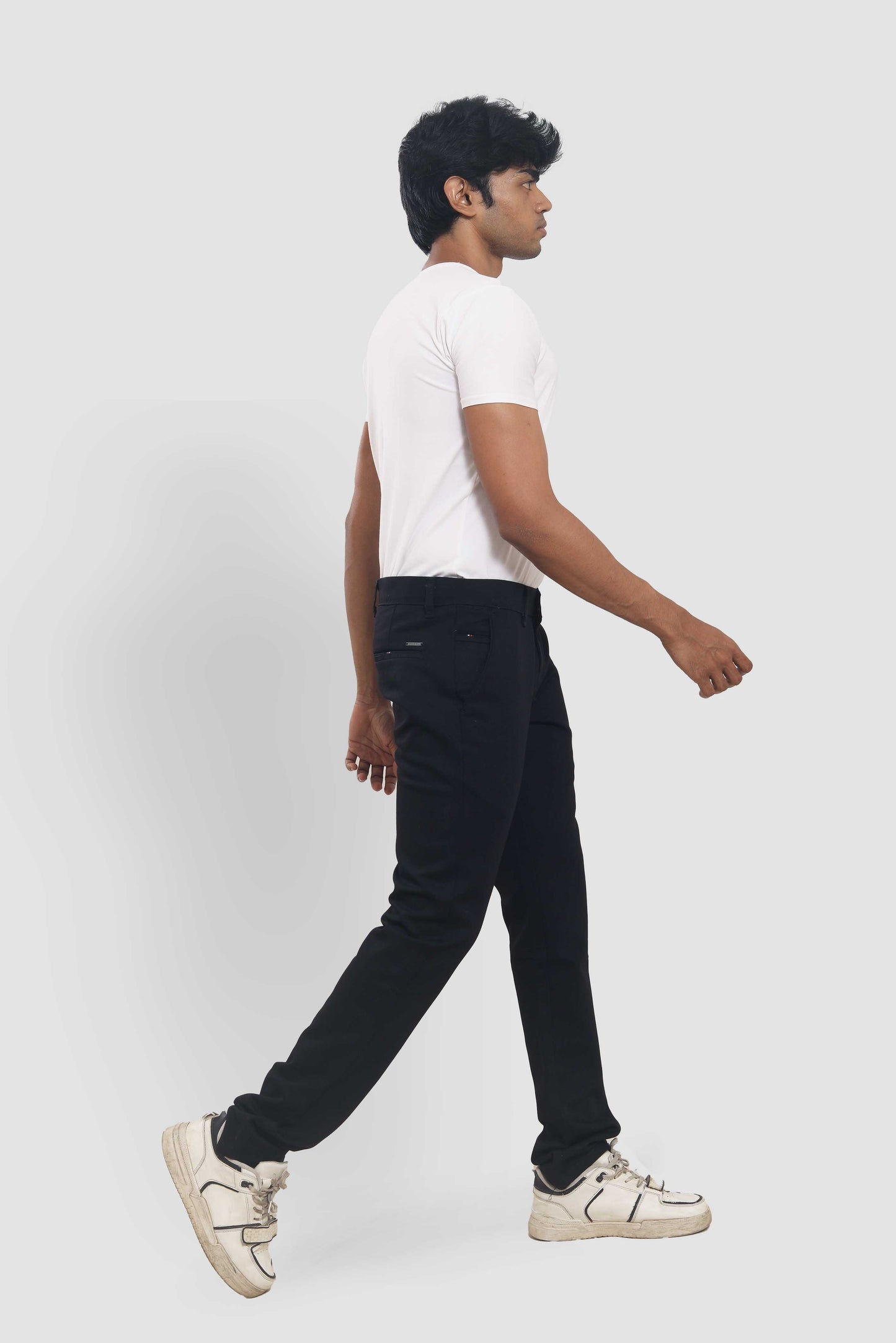 Men's Black Slim Fit Trousers 50732001 PB-507 5969