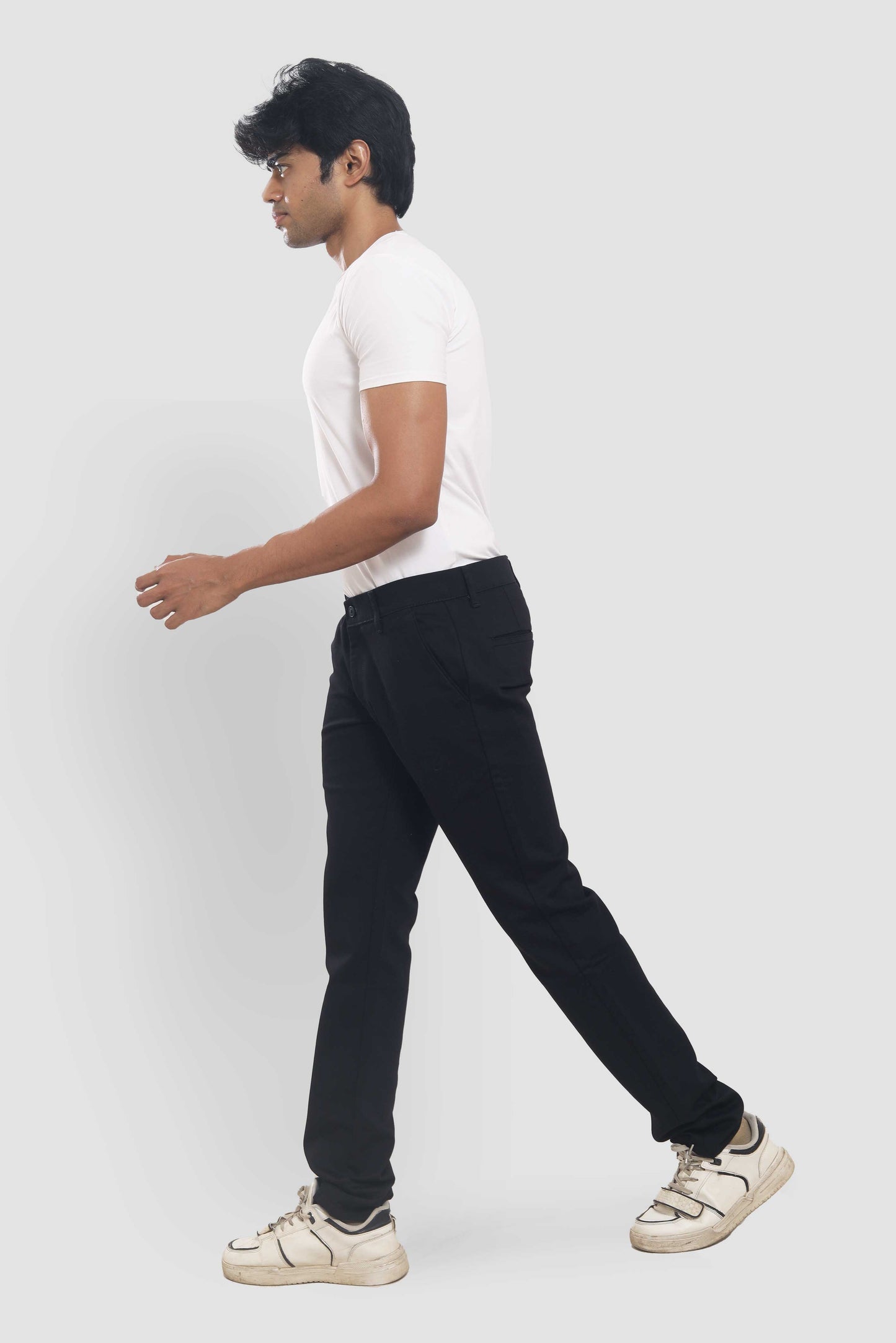 Men's Black Slim Fit Trousers 50732001 PB-507 5969
