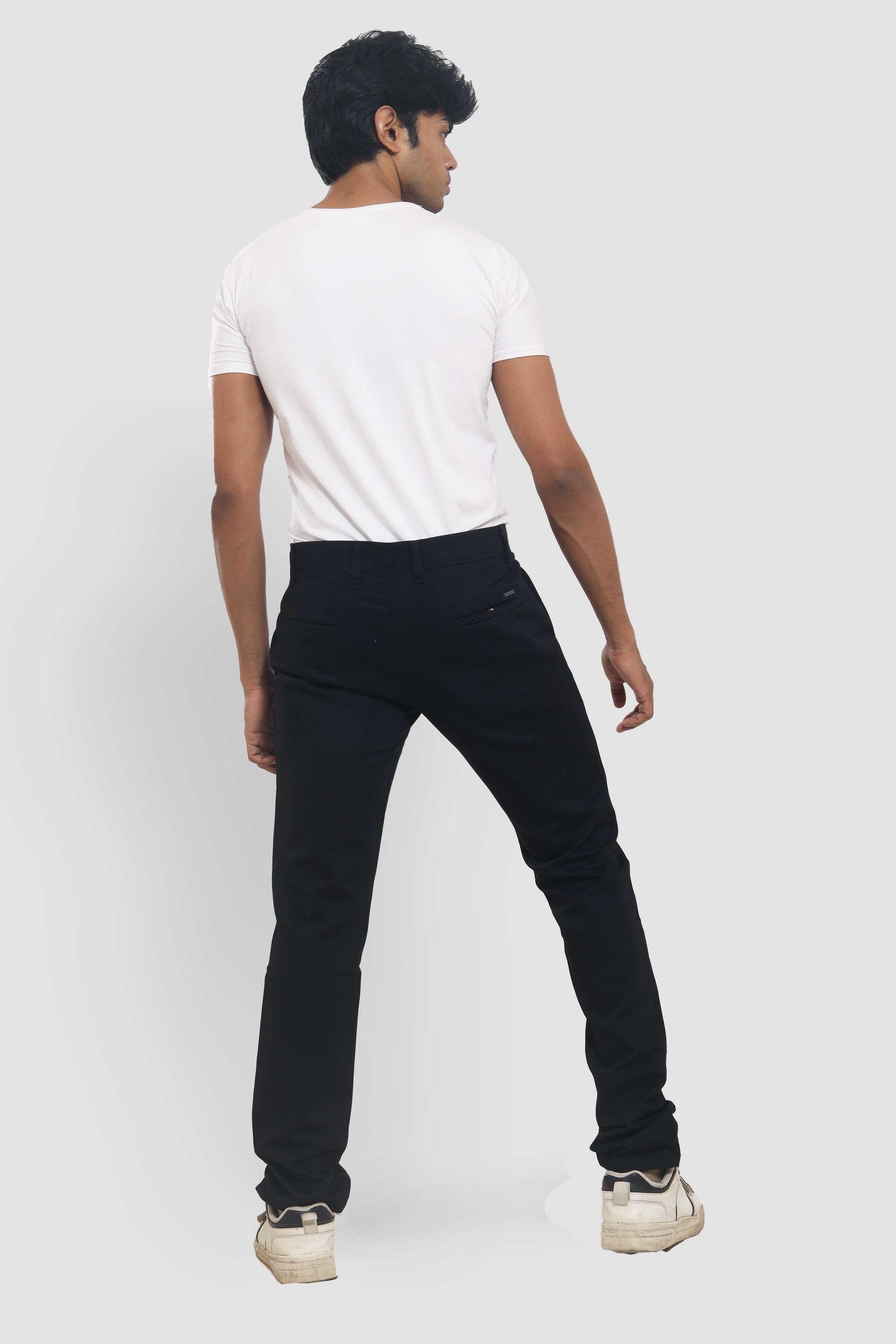 Men's Black Slim Fit Trousers 50732001 PB-507 5969