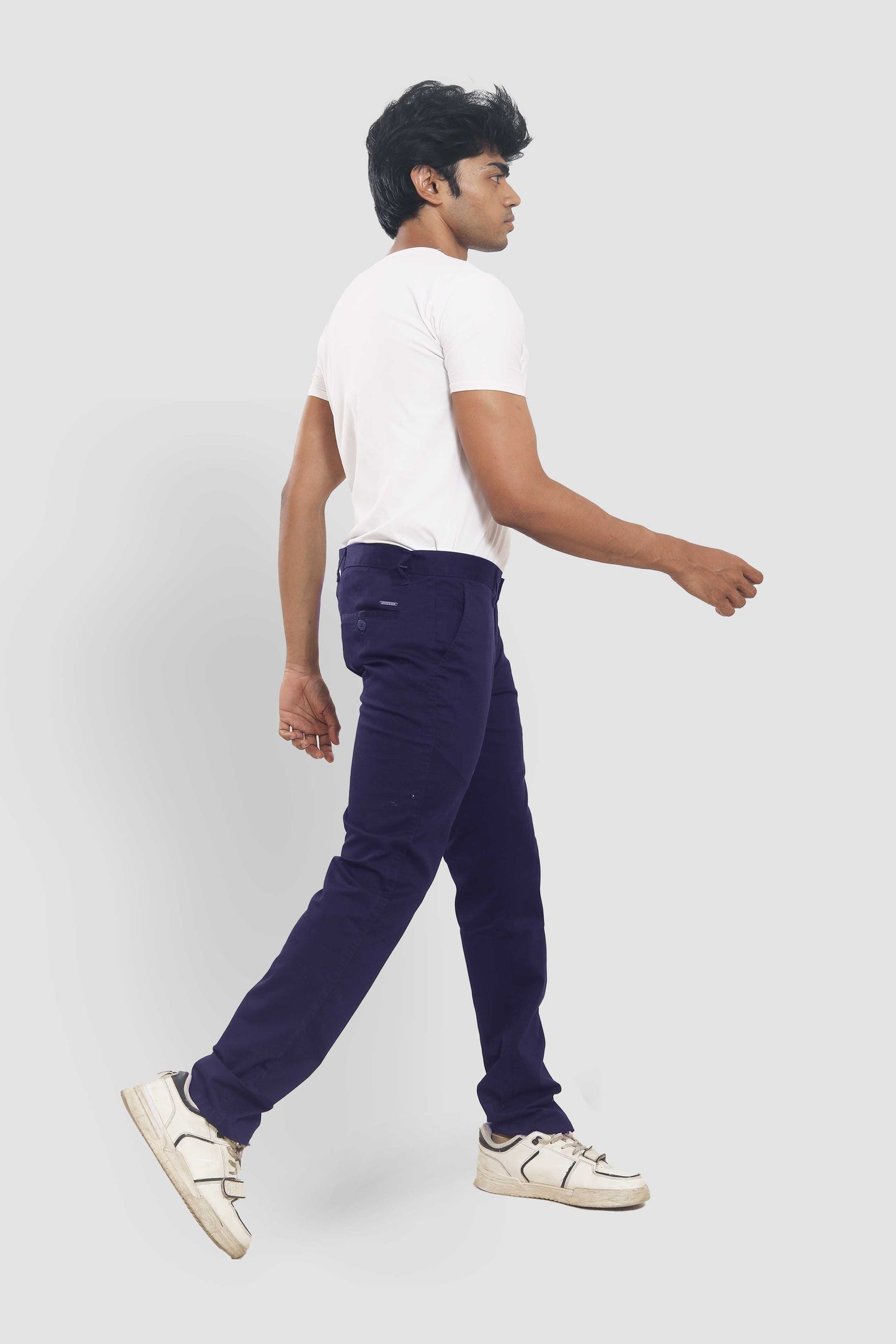 Men's Navy Blue Slim Fit Chino Trousers 50632002 PB-506 6029