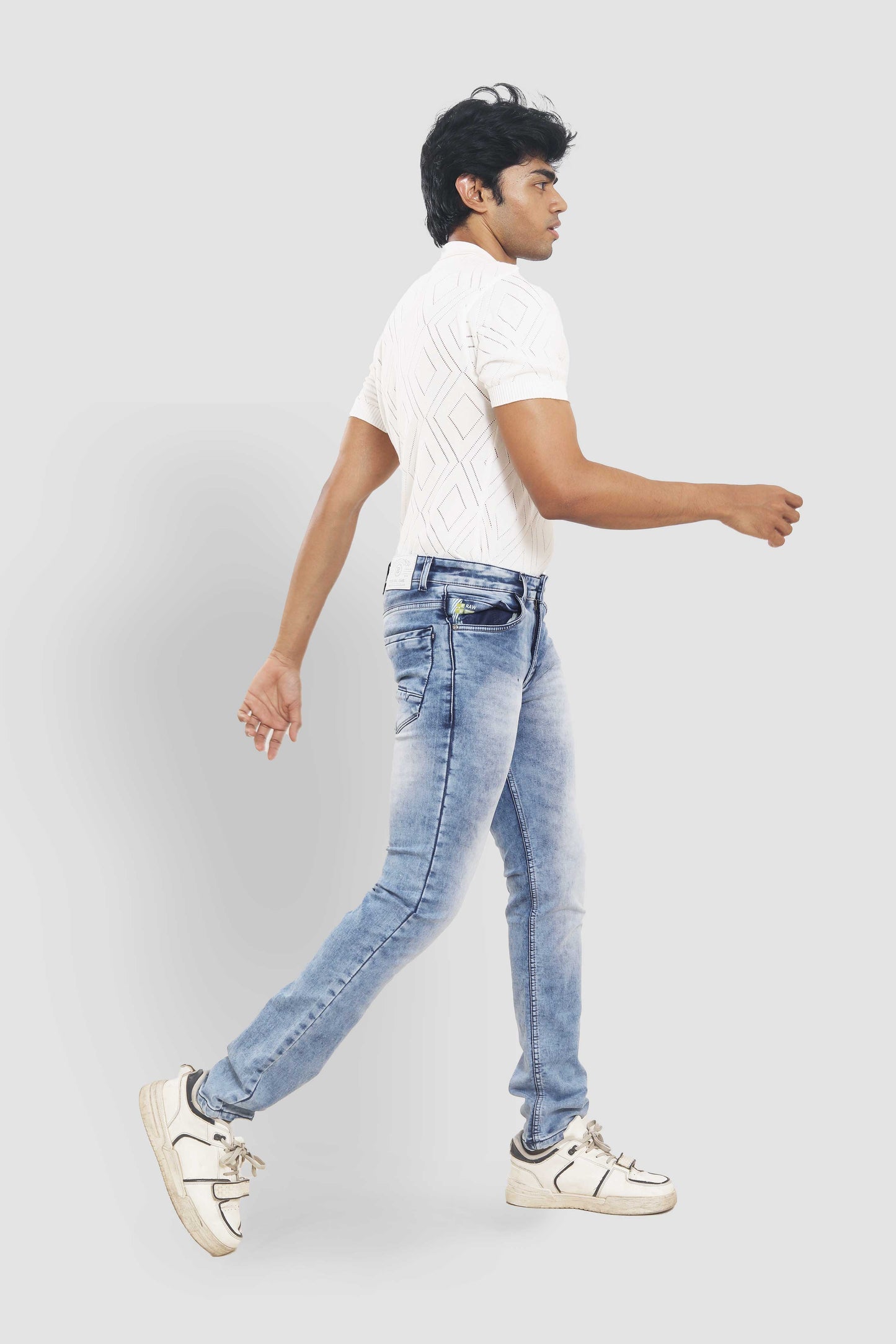 Light Blue Washed Slim Fit Jeans 2630D196 PJD-196 5566